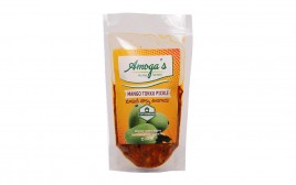 Amoga's Pickles Factory Mango Tokku Pickle   Pack  200 grams